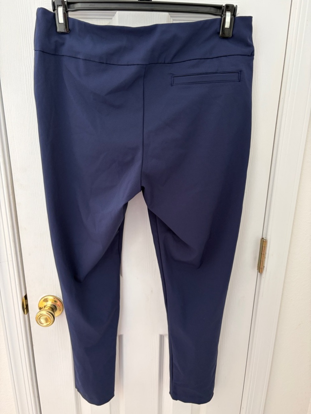 Lilly Pulitzer Navy Corso Pull-On Cropped Stretch Golf Pants - Picture 8 of 8